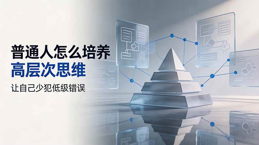 (19637期)付费文章:普通人怎么培养高层次思维,让自己少犯低级错误-汇课新知资源网
