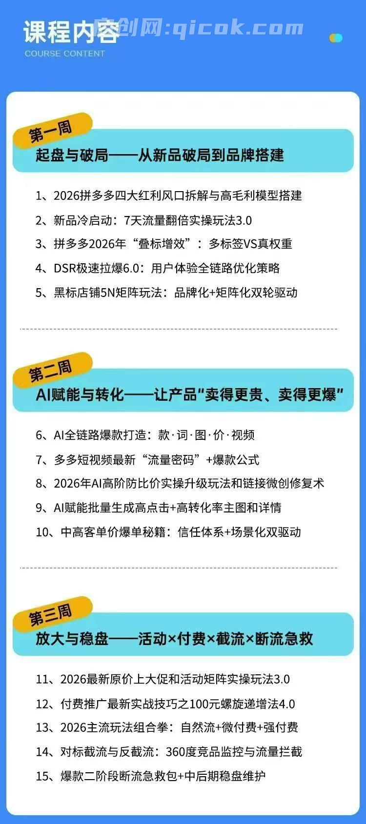 贾真云杉·拼多多“AI智创+利润爆破”2026年8月(价值3980元)