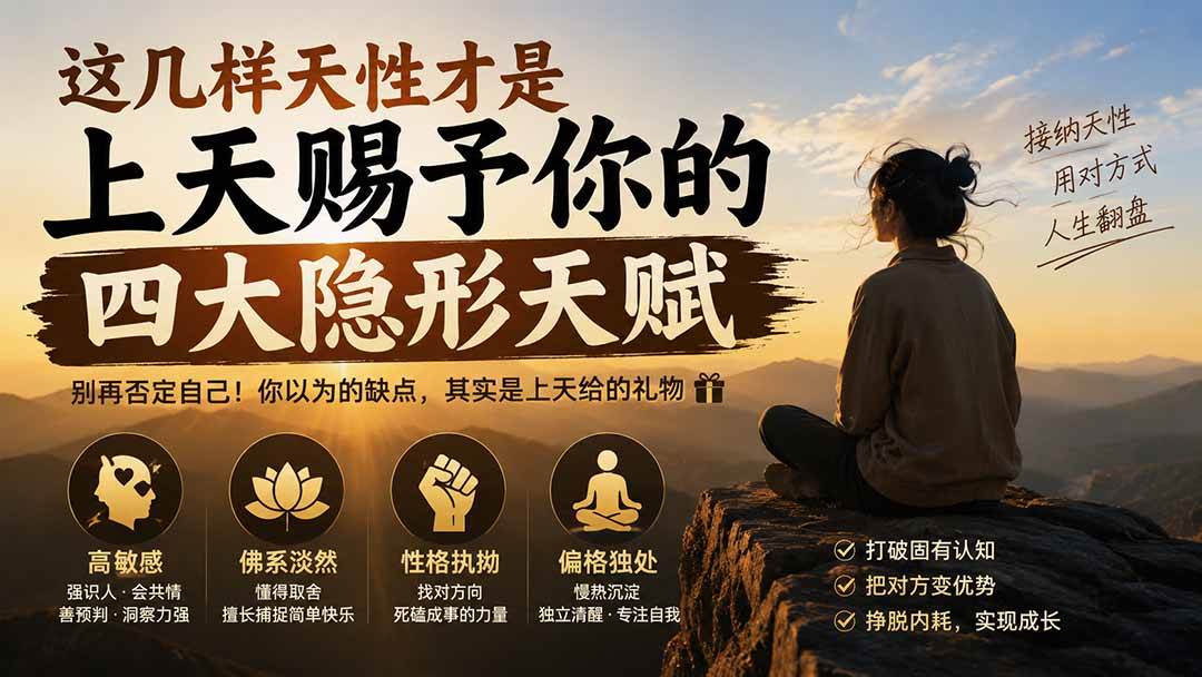 （19984期）付费文章：这几样天性才是上天赐予你的四大隐形天赋-汇课新知资源网