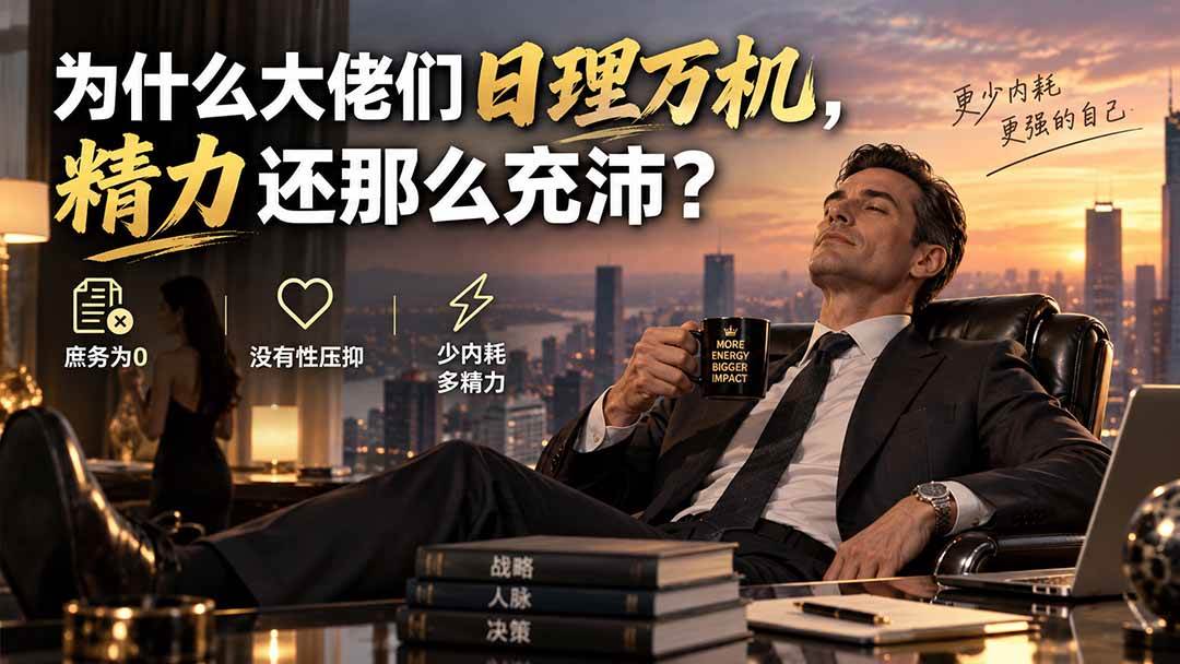 (20244期)付费文章:为什么大佬们日理万机,精力还那么充沛?-汇课新知资源网