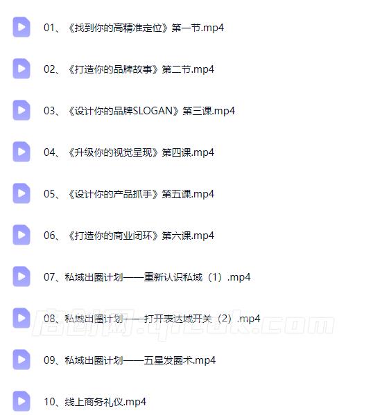高质感IP商业进化大师班2026新课(价值9800元)