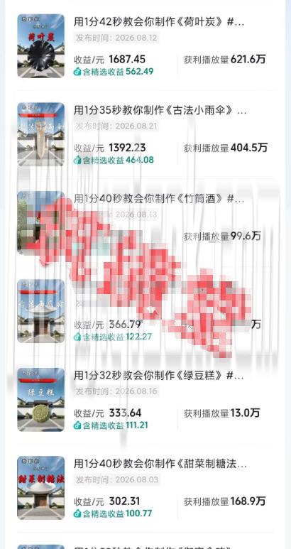 3D非遗文化知识科普教学，抖音20万粉丝博主精选课程，零基础制作非遗文化类短视频变现，解锁抖音精选独家收益