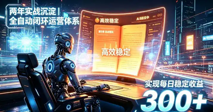 两年实战沉淀|全自动闭环运营体系,实现每日稳定收益300+【揭秘】-汇课新知资源网