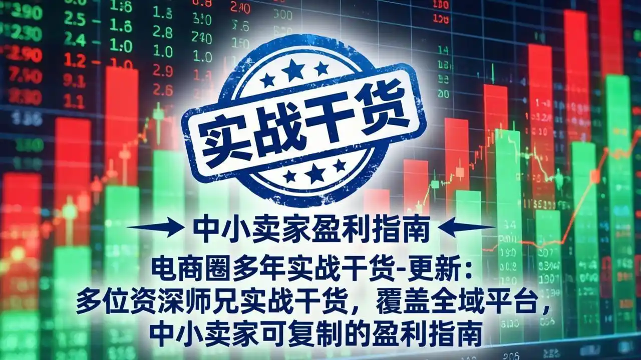 电商圈多年实战干货-更新5月10：多位资深师兄实战干货/覆盖全域平台，中小卖家可复制的盈利指南-汇课新知资源网