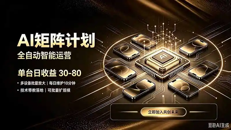 AI智能对话，矩阵规模化创业，全程技术扶持，长久稳定，日入800+-汇课新知资源网