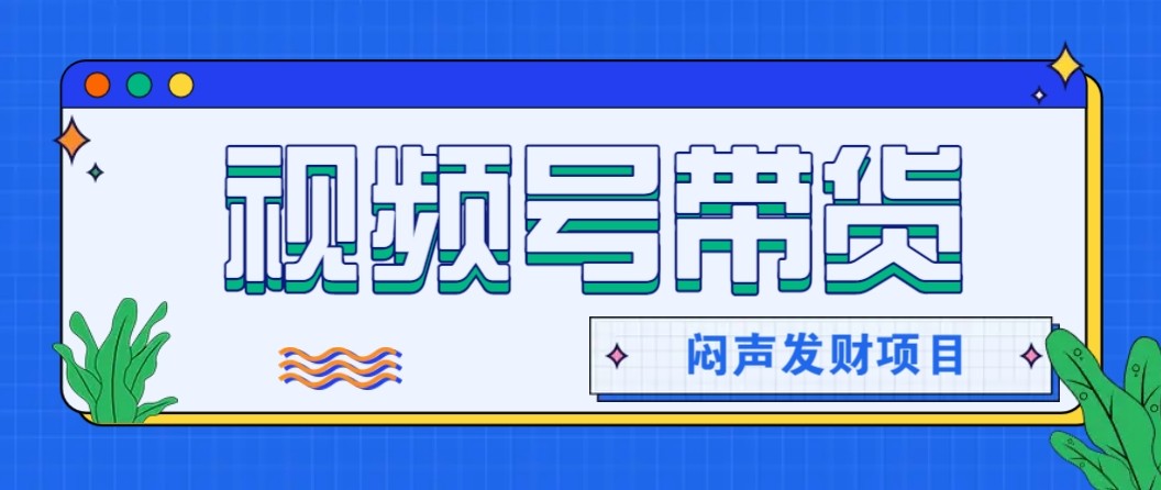 微信视频号带货项目,轻松日赚赚2000+,这个挣钱入口很多伙伴都在闷声发财-汇课新知资源网