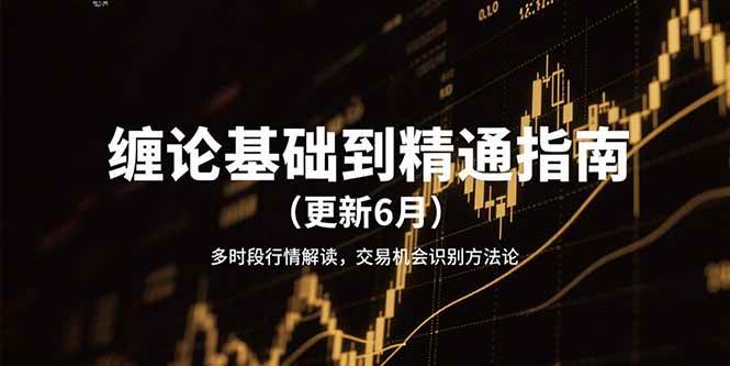 (15184期)缠论基础到精通指南(更新6月)多时段行情解读,交易机会识别方法论-汇课新知资源网