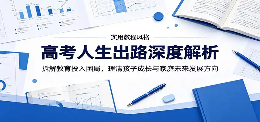 高考人生出路深度解析：拆解教育投入困局，理清孩子成长与家庭未来发展方向-汇课新知资源网