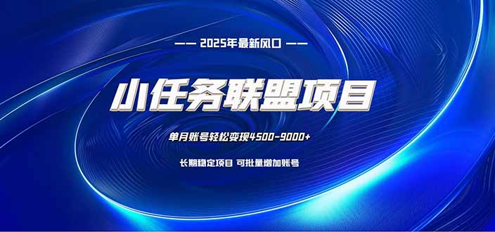 小任务联盟项目:一台电脑每天只需10分钟,轻松简单稳定-汇课新知资源网