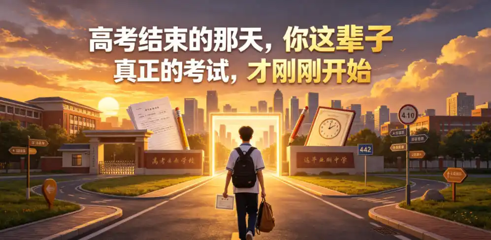 付费文章：高考结束的那天，你这辈子真正的考试，才刚刚开始-汇课新知资源网