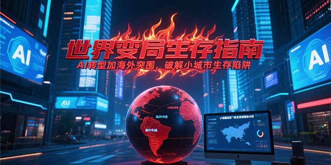 付费文章《世界变局生存指南，AI转型加海外突围，破解小城市生存陷阱》-汇课新知资源网