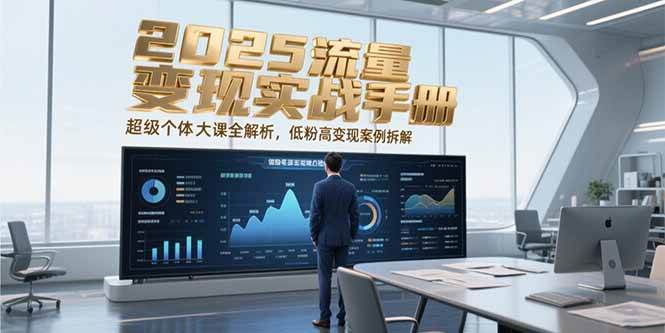 （15188期）2025流量变现实战手册，超级个体大课全解析，低粉高变现案例拆解