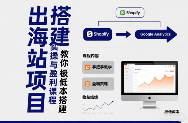 小淘出海站项目，搭建实操与盈利课程，手把手教你用极低成本搭建-汇课新知资源网