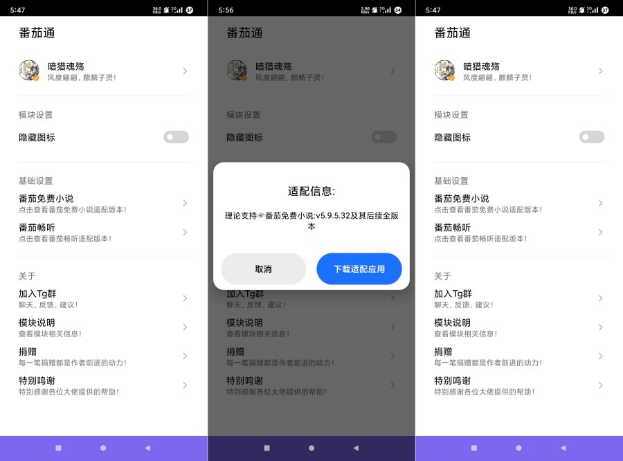 番茄通1.0.4番茄小说番茄畅听VIP解锁模块-汇课新知资源网