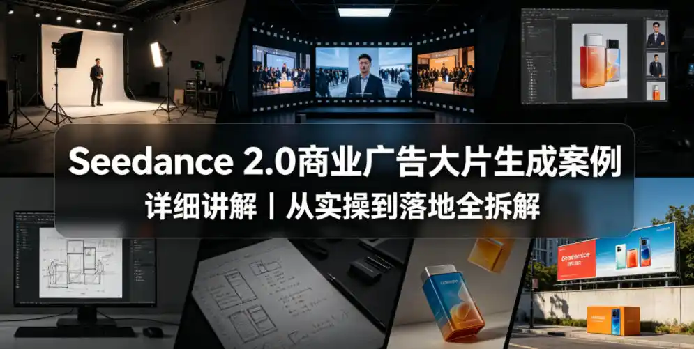 Seedance 2.0商业广告大片生成案例详细讲解|从实操到落地全拆解-汇课新知资源网