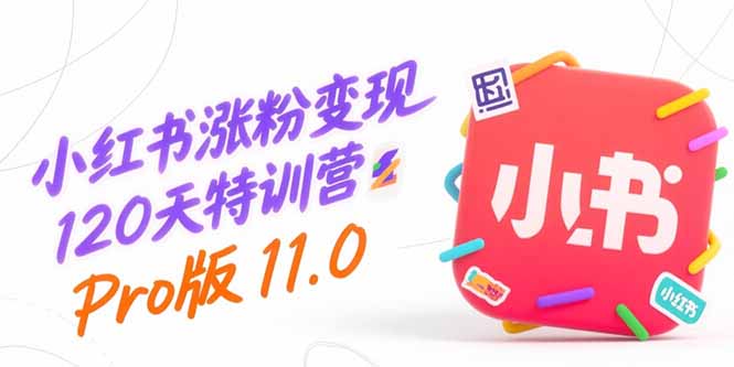小红书涨粉变现120天特训营Pro版11.0：从0到1掌握平台运营,内容制作和变现-汇课新知资源网