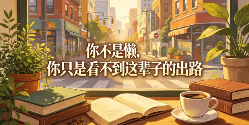 付费文章：你不是懒，你只是看不到这辈子的出路-汇课新知资源网