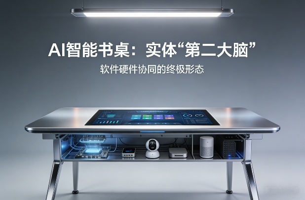 AI智能书桌搭建，构建你的实体“第二大脑”，软件硬件协同的终极形态-汇课新知资源网