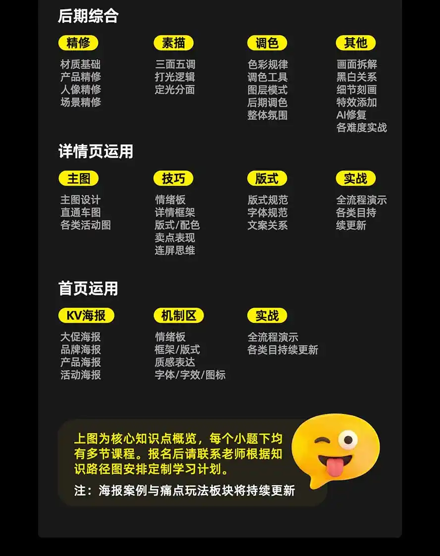 图片[4]-电商头等舱AI设计全能进阶2026新课：PS+即梦+Nano Banana+ComfyUI，从产品精修到详情页全案设计-汇课新知资源网