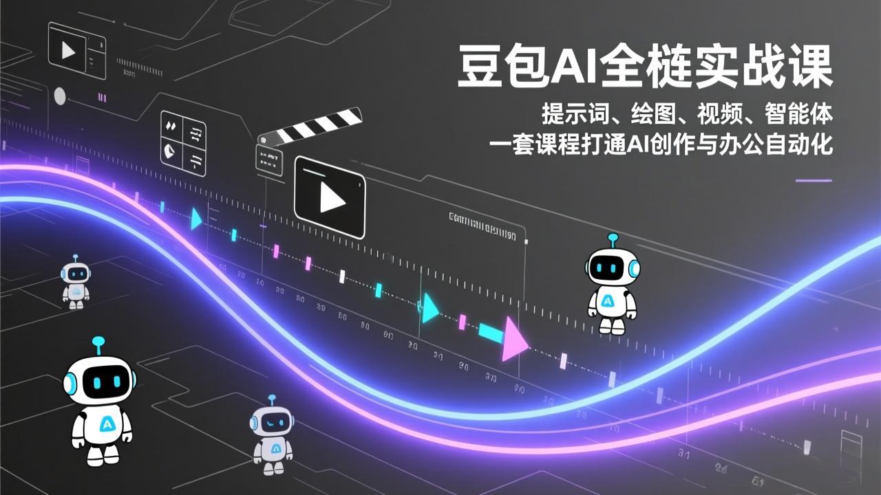 豆包AI全栈实战课:提示词、绘图、视频、智能体,一套课程打通AI创作与办公自动化-汇课新知资源网