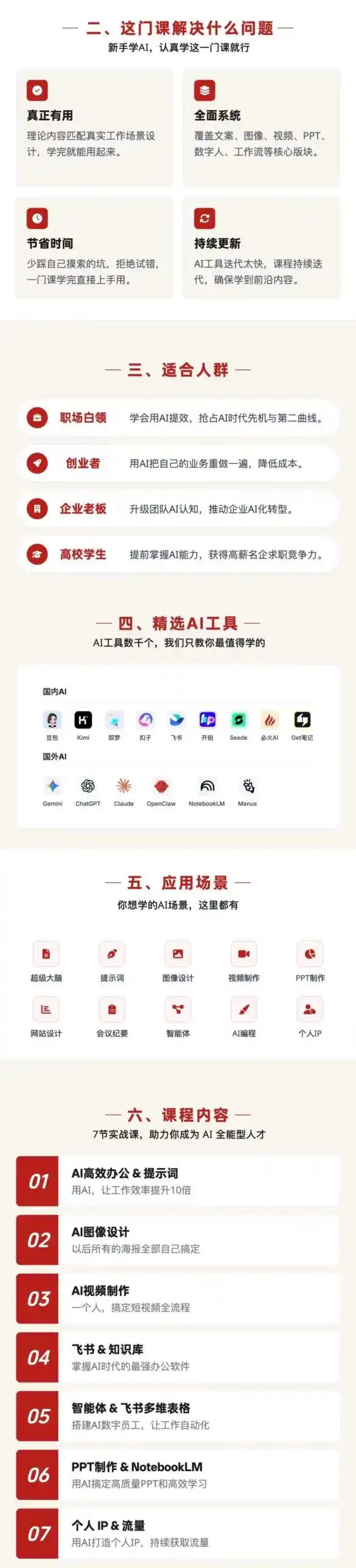 AI全能人才训练营：2周掌握文案×图像×视频×PPT×数字人×工作流，超越80%的人-汇课新知资源网