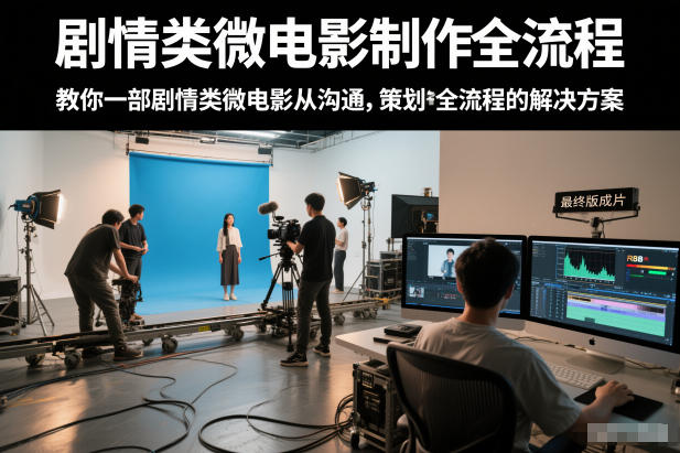 剧情类微电影制作全流程，教你一部剧情类微电影从沟通，策划到拍摄制作全流程的解决方案-汇课新知资源网