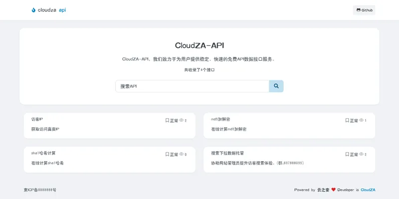 CloudZA(开源API接口管理系统源码)-汇课新知资源网