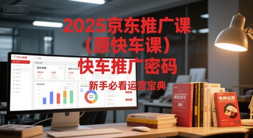 2025京东推广课(原快车课)解锁京东快车推广密码，新手必看运营宝典-汇课新知资源网