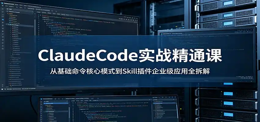 ClaudeCode实战精通课:从基础命令核心模式到Skill插件企业级应用全拆解-汇课新知资源网
