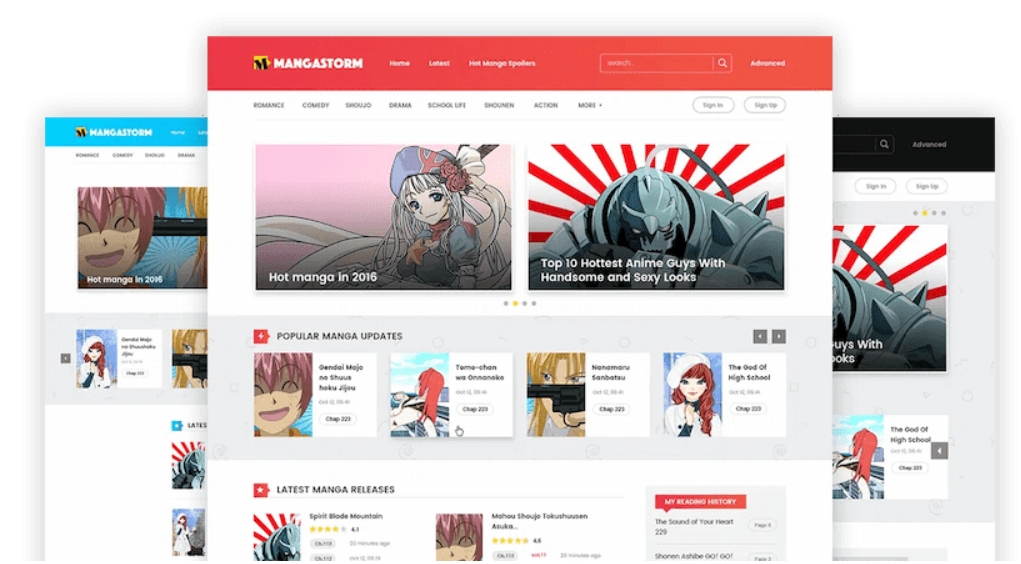 Madara 2.2.2.1主题源码 响应式WordPress漫画小说主题模板-汇课新知资源网