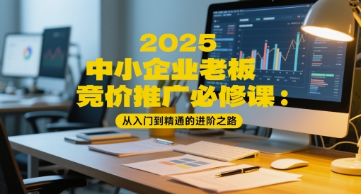 2025中小企业老板竞价推广必修课:从入门到精通的进阶之路-汇课新知资源网
