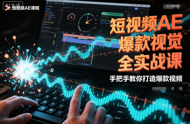 短视频AE爆款视觉全实战课,手把手教你打造爆款视频-汇课新知资源网