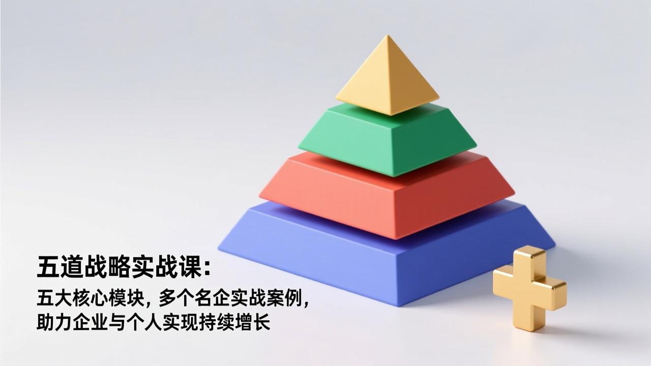 五道战略实战课:五大核心模块,多个名企实战案例,助力企业与个人实现持续增长-汇课新知资源网