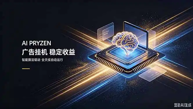 AI Pryzen 广告挂机｜24小时自动跑，日入300-500，新手零门槛-汇课新知资源网