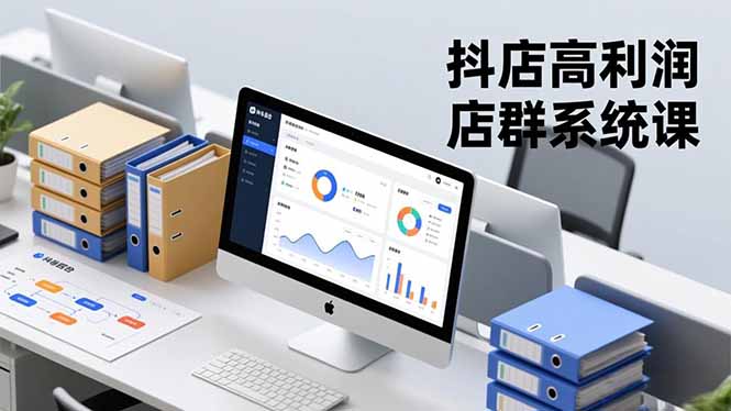 抖店高利润店群系统课，店群搭建、选品策略、运营管控，构建标准体系，矩阵月入20万+-汇课新知资源网