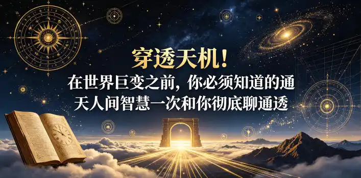 付费文章：穿透天机！在世界巨变之前，你必须知道的通天人间智慧一次和你彻底聊通透-汇课新知资源网