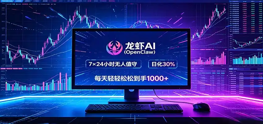 龙虾AI(OpenClaw)全自动挂机，智能操控电脑高效执行任务，每天轻松到手四位数-汇课新知资源网