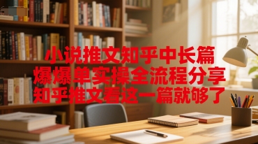 小说推文知乎中长篇爆单实操全流程分享，知乎推文看这一篇就够了-汇课新知资源网