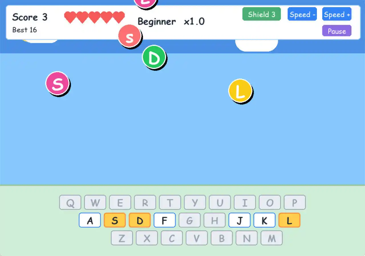 小孩键盘熟练字母大冒险V1.0-汇课新知资源网
