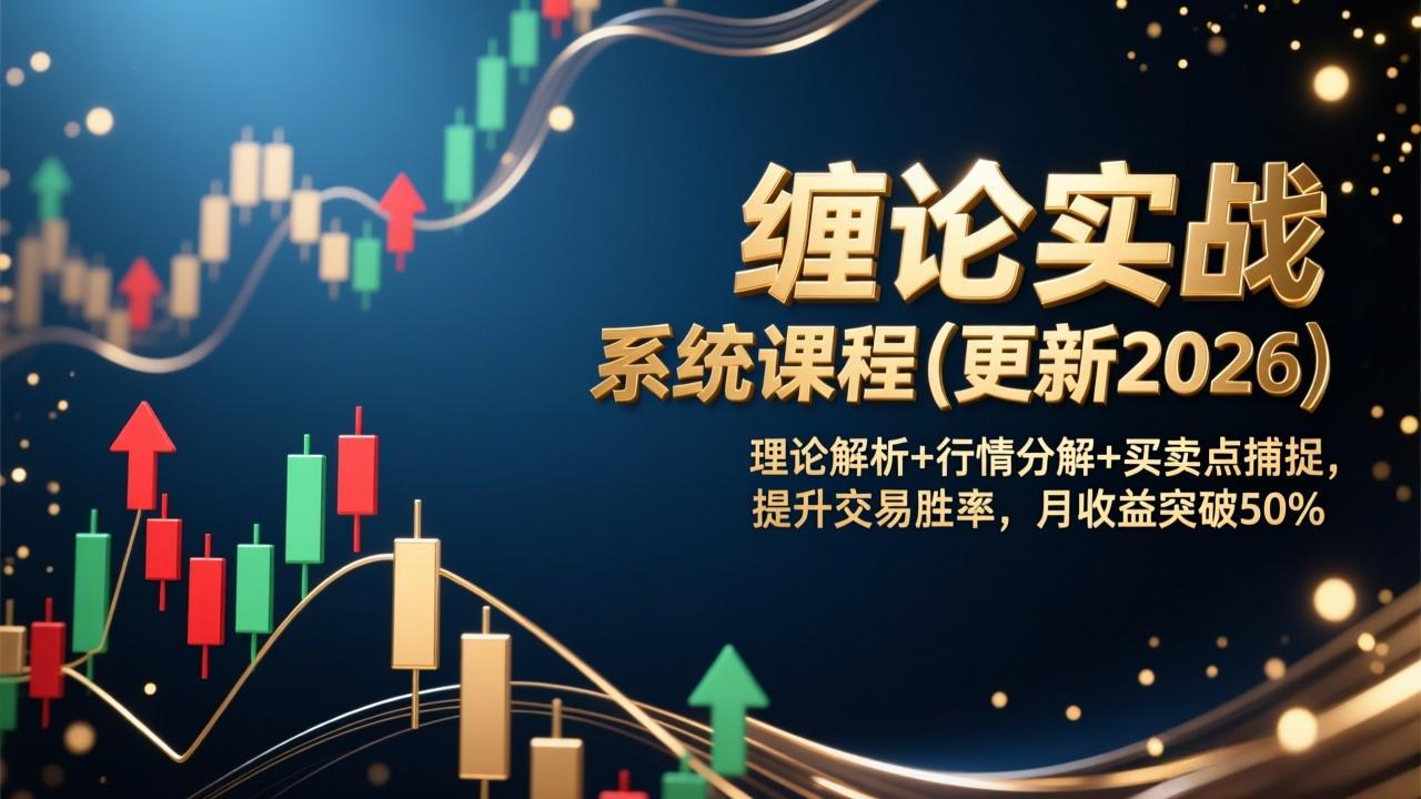 缠论实战系统课程(更新2026-汇课新知资源网