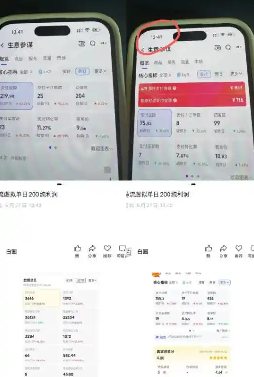 薅流虚拟2.0陪跑课，0成本AI流程化操作，淘宝+闲鱼同步玩法，上一次货两个平台有收益，单店每天200纯利润