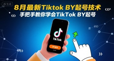8月最新Tiktok搬运起号技术，手把手教你学会TikTok搬运起号-汇课新知资源网