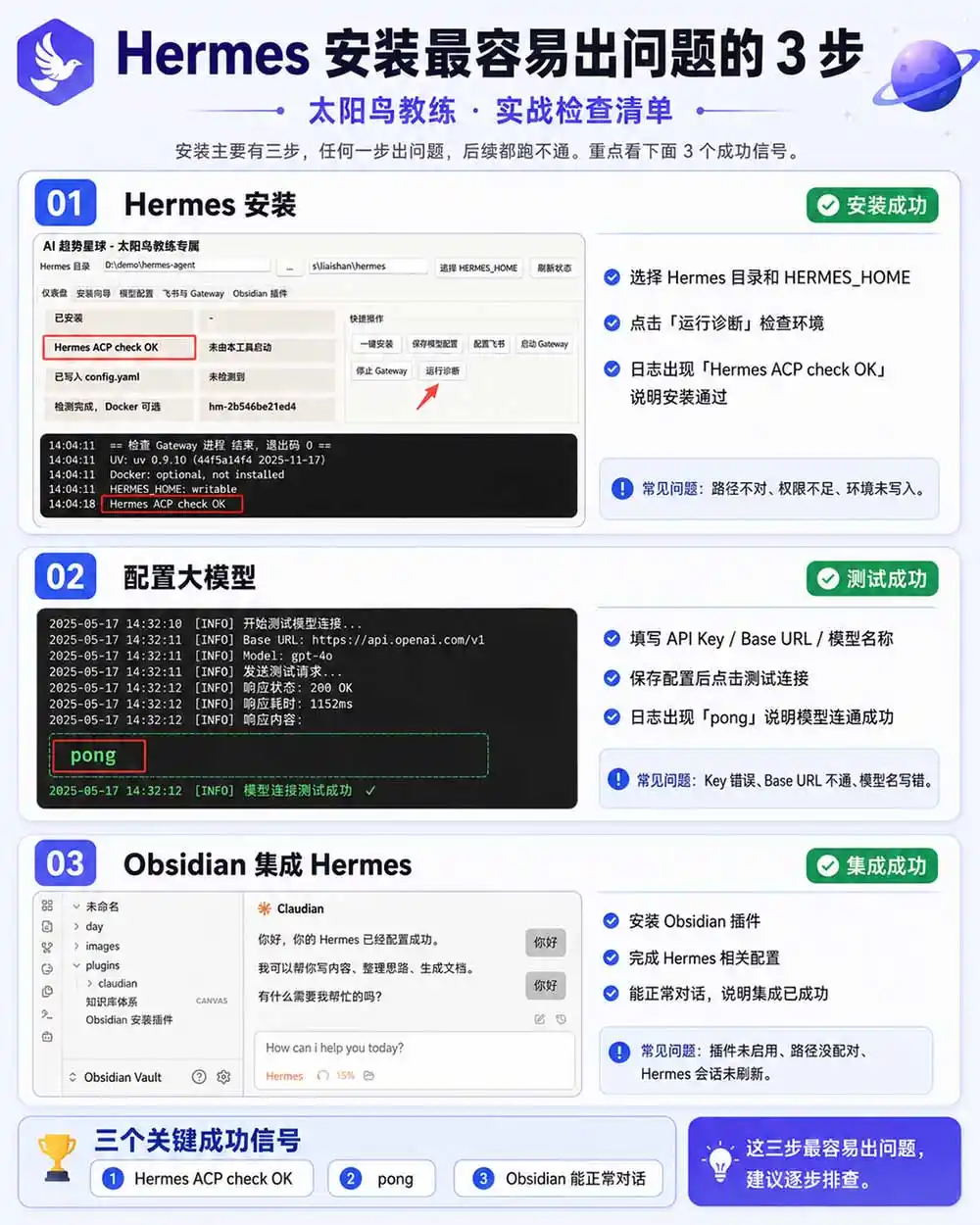 Hermes+Obsidian打造AI内容系统SOP；工具只是入口系统才是复利，从安装配置到知识库管理完整教学-汇课新知资源网