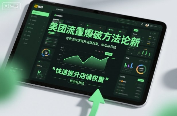 美团流量爆破方法论,付费流快速提升店铺权重,带动自然流-汇课新知资源网