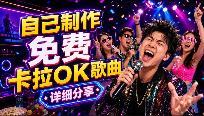 零基础AI制作免费卡拉OK视频教程，从歌曲生成、音轨分离到字幕制作、视频导出，手把手教学-汇课新知资源网