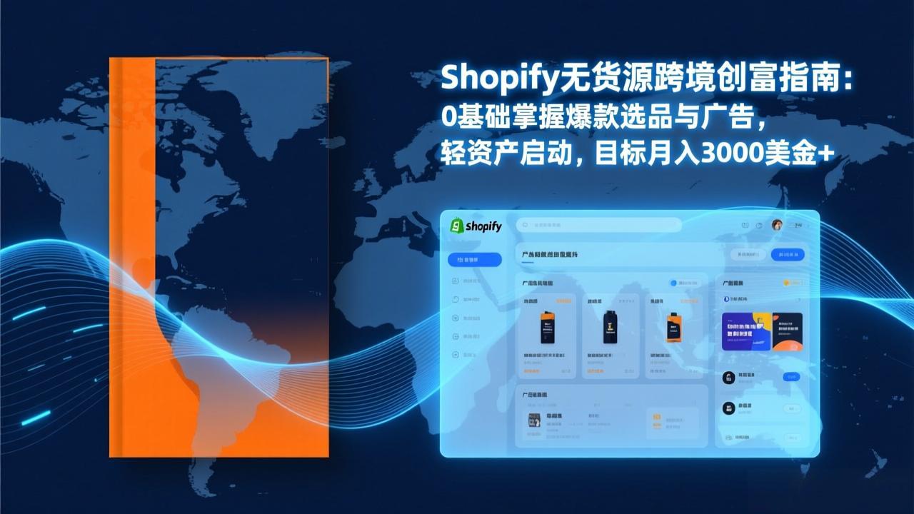 Shopify爆款打法实战:从选品到广告投放,复制爆款模型,驱动独立站月销售额破万刀-汇课新知资源网