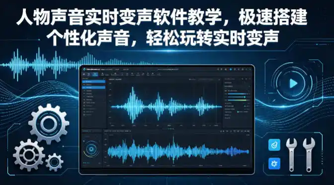 人物声音实时变声软件教学,极速搭建个性化声音,轻松玩转实时变声