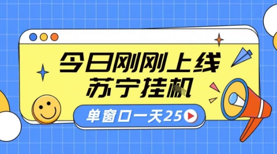 苏宁全自动采集挂G项目 稳定可批量 单窗口收益30+ 附教程【揭秘】-汇课新知资源网