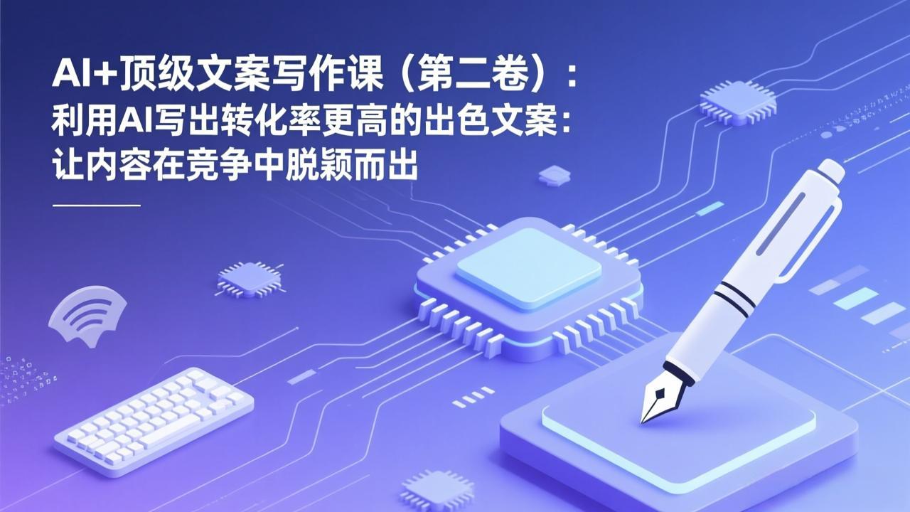 AI+顶级文案写作课(第二卷-汇课新知资源网