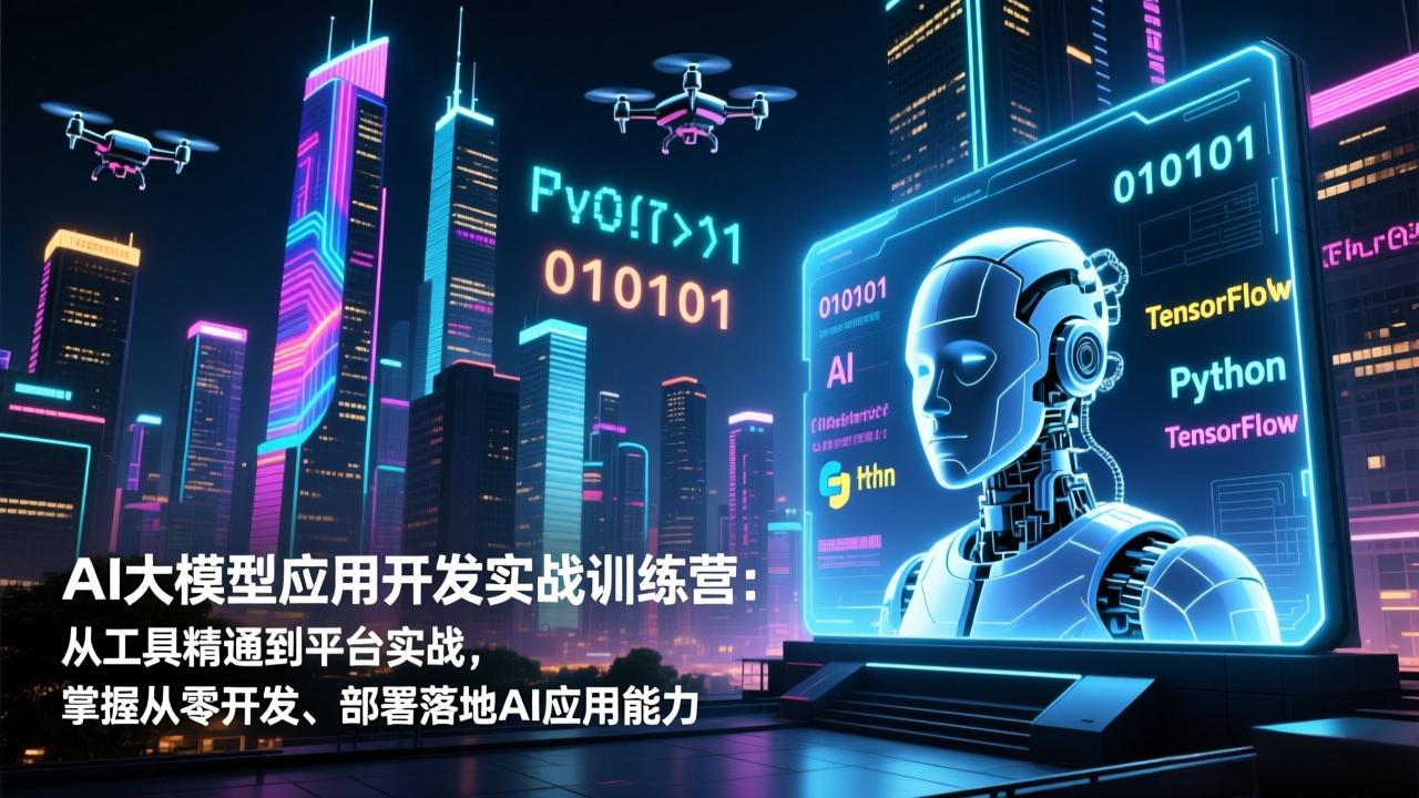 AI大模型应用开发实战训练营:从工具精通到平台实战,掌握从零开发、部署落地AI应用能力-汇课新知资源网